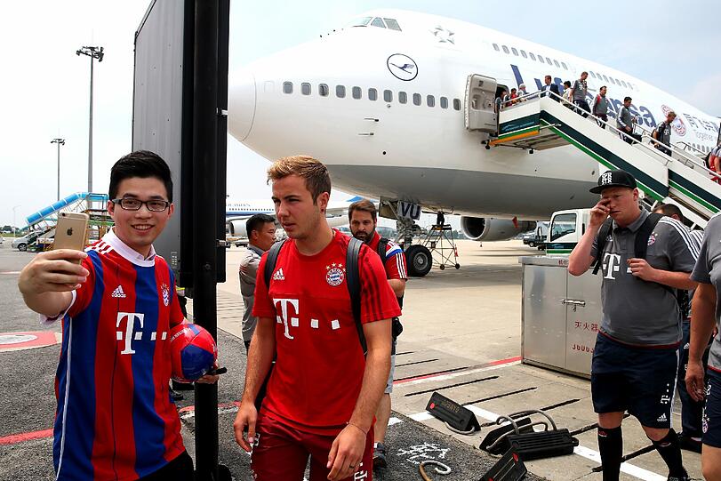 Ein Selfie mit Mario Götze.