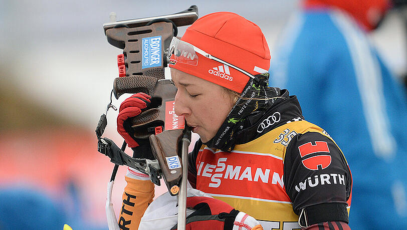 Nochmal durchpusten: Franziska Preuß steht vor ihrer Rückkehr in den Biathlon-Weltcup. Nochmal durchpusten: Franziska Preuß steht vor ihrer Rückkehr in den Biathlon-Weltcup.