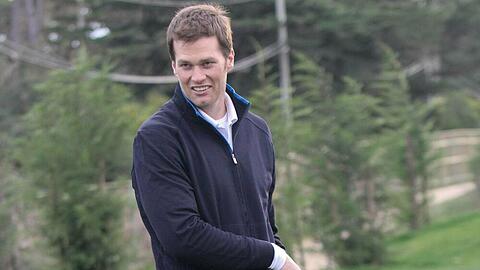 Tom Brady vor wenigen Jahren beim Golfen