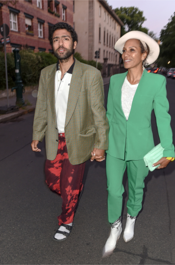 Noah Becker und Barbara Becker.