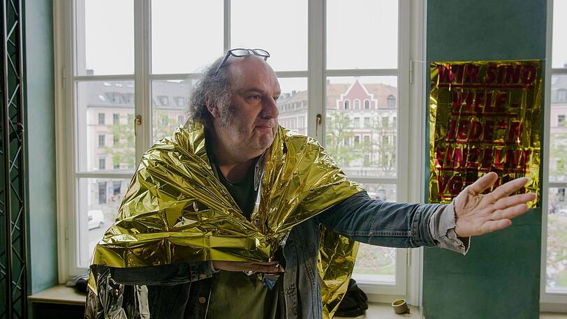 Kammerspiele-Intendant Matthias Lilienthal bei der Vorstellung des Aktionstags im Gärtnerplatztheater.