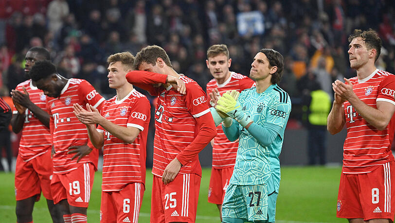 Bei den Bayern hingen nach dem Aus gegen Manchester City die Köpfe.