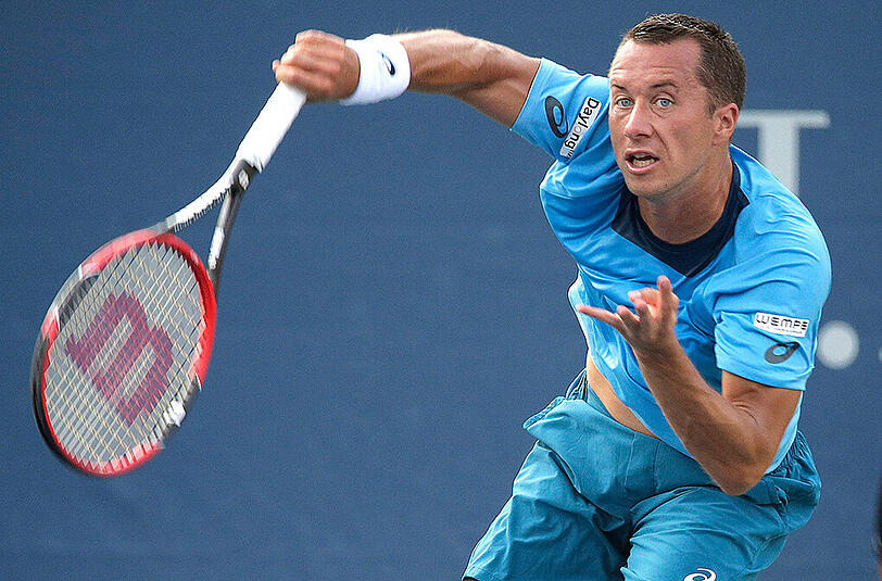 Philipp Kohlschreiber hatte keine allzu große Mühe gegen den tschechen Lukas Rosol. Jetzt wartet Roger Federer.