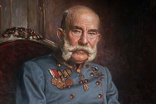 Ihm eifert KKK nach: Kaiser Franz Joseph I. von Habsburg, Kaiser von Österreich (ab 1848) und König von Ungarn (ab 1867).