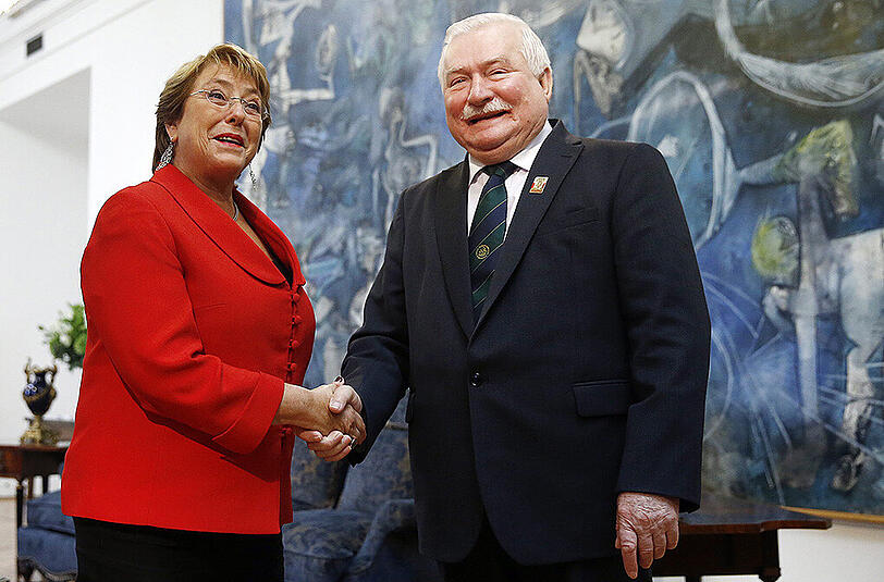 Friedensnobelpreisträger Lech Walesa wird eine Ansprache halten.