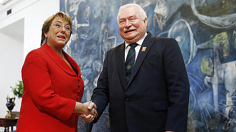 Friedensnobelpreisträger Lech Walesa wird eine Ansprache halten.