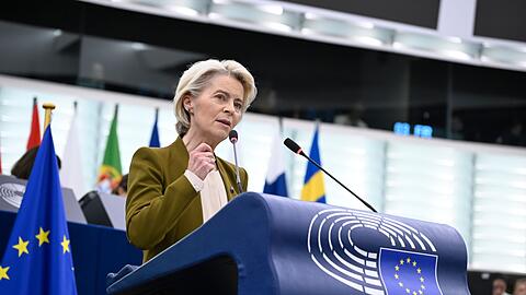 "Mir ist bewusst, dass es schwierig werden wird, Mehrheiten dafür zu finden", sagte EU-Kommissionspräsidentin Ursula von der Leyen bereits am vergangenen Mittwoch zu ihrem Plan. (Archivbild)