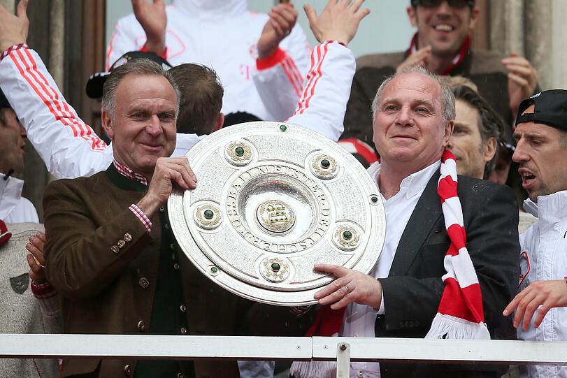 Karl-Heinz Rummenigge (l) und Uli Hoeneß.