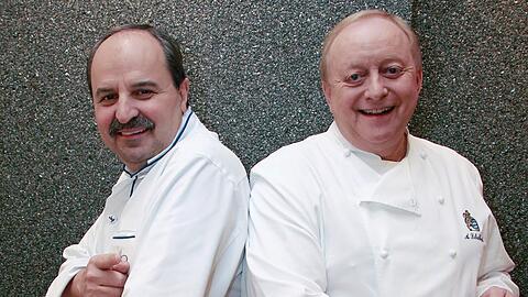 Johann Lafer und Alfons Schuhbeck haben immer wieder für Projekte zusammengearbeitet.