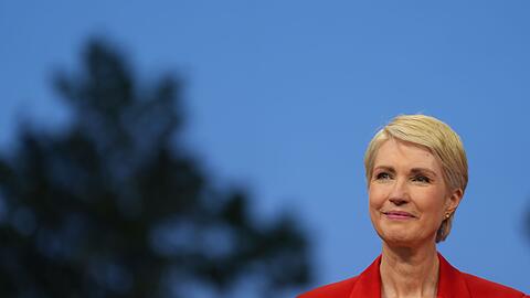 Hat eine Aufholjagd hingelegt: Regierungschefin Schwesig.