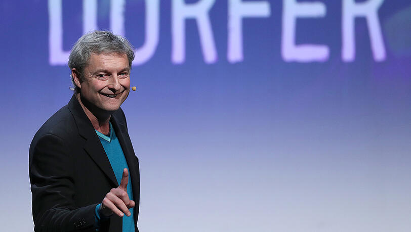 Alfred Dorfer bei der Verleihung des Deutschen Kabarettpreises. Alfred Dorfer bei der Verleihung des Deutschen Kabarettpreises.