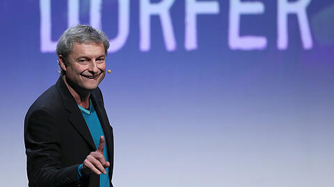 Alfred Dorfer bei der Verleihung des Deutschen Kabarettpreises.