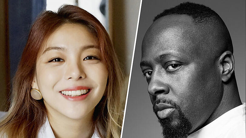 K-Pop-Star Ailee (li.) und Hip-Hop-Musiker Wyclef Jean sind Teil der Midem Digital Edition.