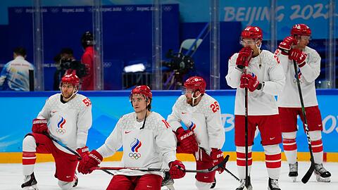 Das russische Eishockey-Team wird 2026 nicht bei Olympia starten.