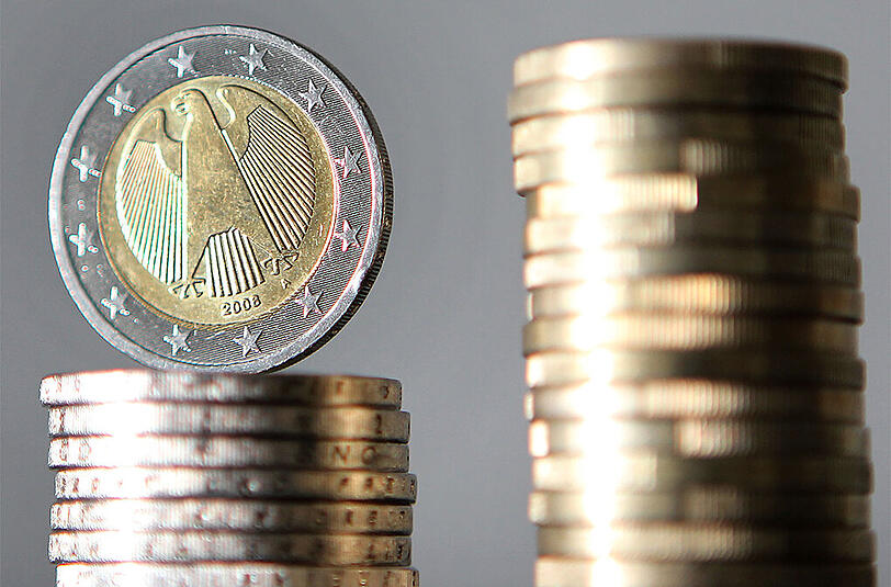 Der Euro blieb heute nach längerem Auf und Ab wieder stabil.