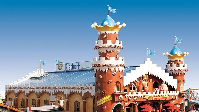 Seit 2007 auf der Wiesn und nicht mehr wegzudenken: Das Café Kaiserschmarrn im Zuckerschloss.