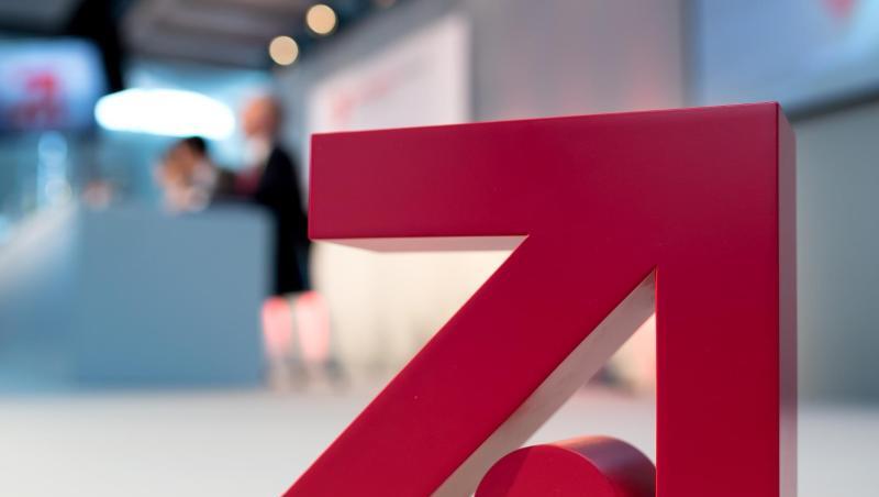 Das Logo der ProSiebenSat.1 Media AG ist in der Konzernzentrale in Unterföhring vor einem Podium zu sehen. Das Logo der ProSiebenSat.1 Media AG ist in der Konzernzentrale in Unterföhring vor einem Podium zu sehen.