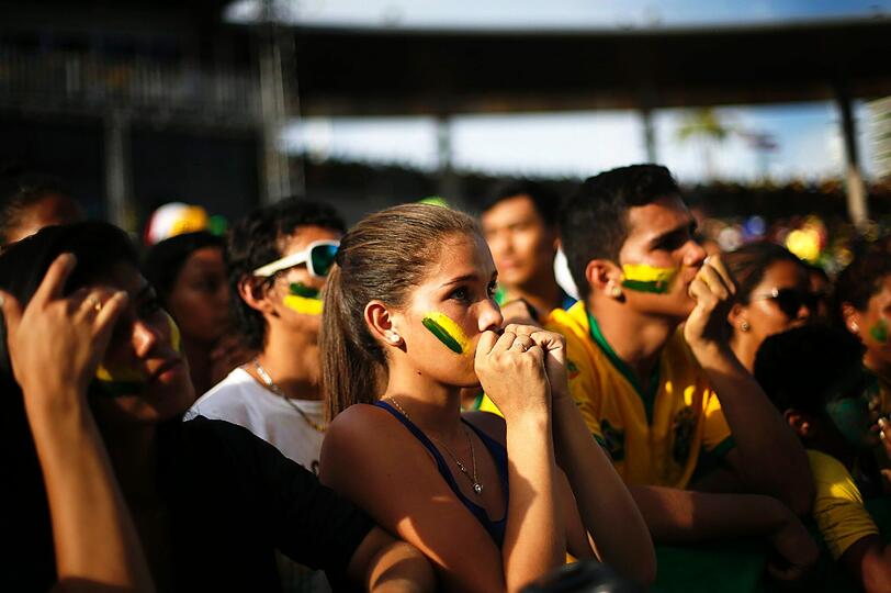 Die Fans der Fußball-WM 2014