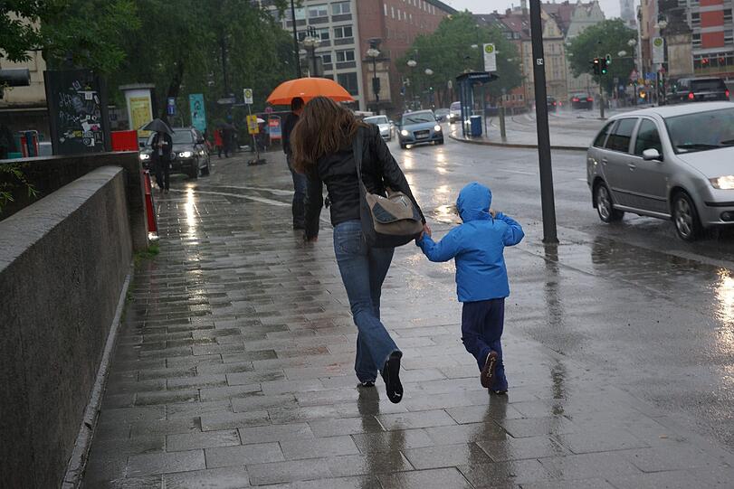 Erinnerungen an 2013: Bilder vom Hochwasser in München.