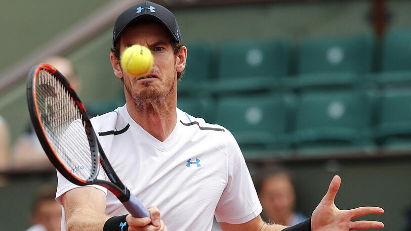 Andy Murray hatte hart zu arbeiten gegen Juan Martin del Potro, ehe er ins Achtelfinale der French Open einzog.