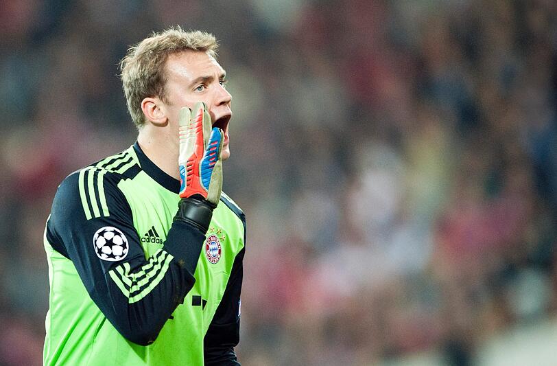 MANUEL NEUER, NOTE 3: Sein Ziel: ein erstes Zu-Null in der Champions League. Gelungen! Akrobatisch verhinderte er einen Eckball.