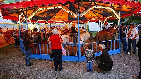 Bald ein Bild der Vergangenheit? Ponyreiten auf Volksfesten.