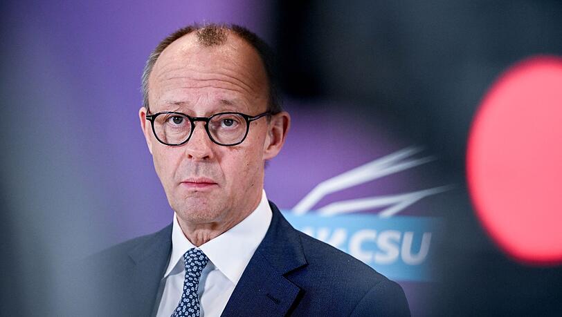 Friedrich Merz gibt ein Statement in Berlin ab. Friedrich Merz gibt ein Statement in Berlin ab.