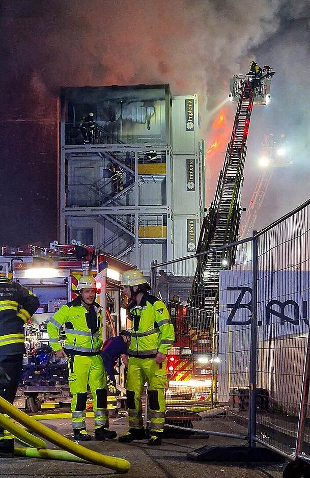 Rauch breitete sich in der Innenstadt Münchens aus Rauch breitete sich in der Innenstadt Münchens aus