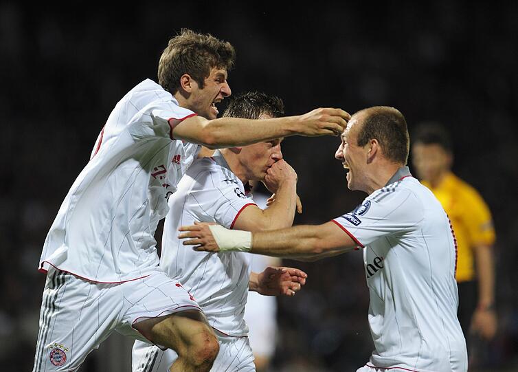 2010: Keine Probleme mit Lyon. 3:0 und 1:0 enden die Duelle mit den Franzosen. Im Finale ist dann Inter Mailand zu stark für den FCB.