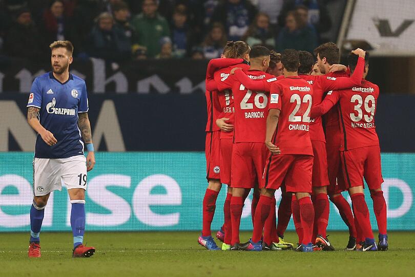 Die Eintracht freut sich über ihr Tor