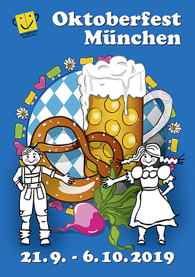 Welches Motiv wird zum Wiesnplakat 2019? 52 Motive stehen insgesamt online zur Auswahl.