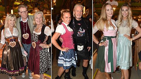 Die VIPs feierten am Dienstagabend bei der "Fernsehen mit Herz"-Wiesn...