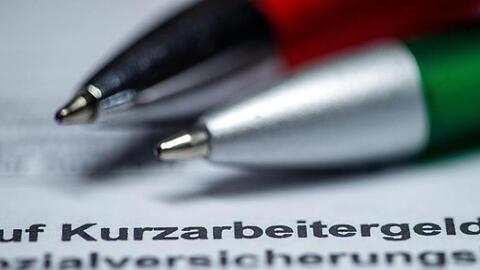 Ein Formular zur Beantragung des Kurzarbeitergelds.