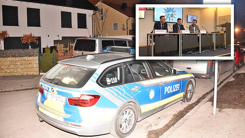 In einer Pressekonferenz informiert die Polizei München über den aktuellen Stand zu der Beziehungstat in Freimann.