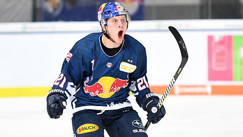 Am Ziel der Träume: Dominik Kahun spielt künftig in der NHL.