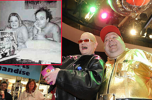 Das Traumduo der Comedy-Szene: Hella von Sinnen und Dirk Bach. Kleines Bild: Gemeinsam in der Kölner WG.