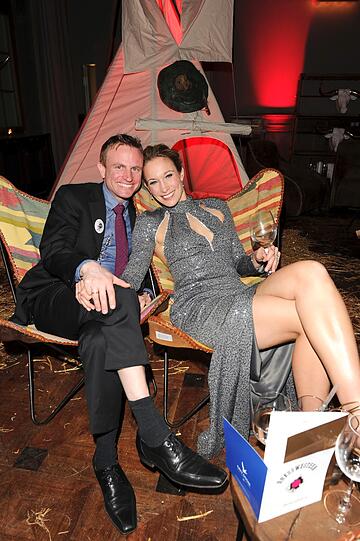 Christine Theiss und ihr Mann Hans. Promis feiern die DressWestern Party zum Opening des Dresscoded Pop Up Store im Ingolstadt Village im Rilano No. 6 in München. Die Bilder.