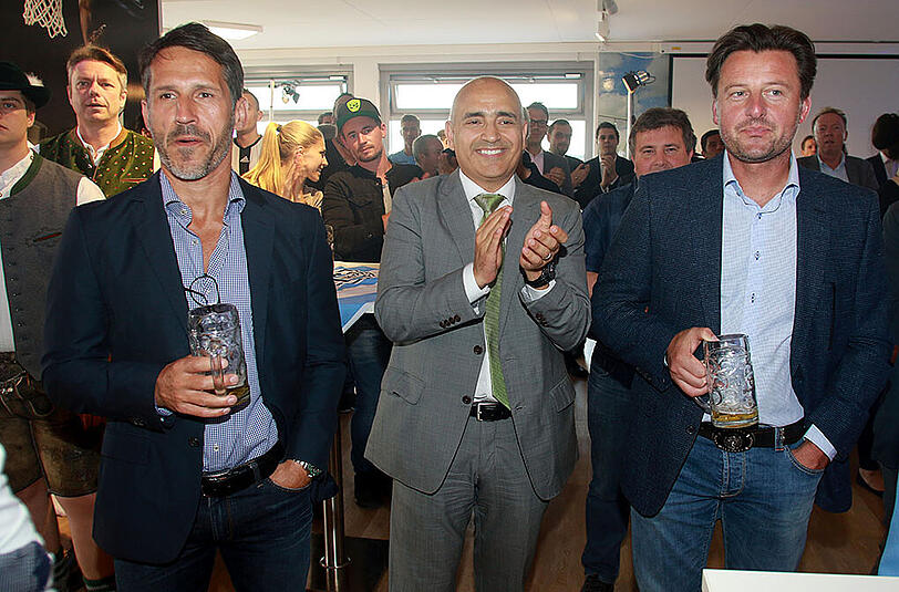 Thomas Eichin (l.) und Kosta Runjaic (r.).