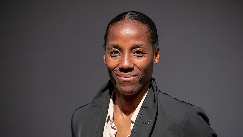 Fiona May Oly, Mitglied im Verwaltungsrat des Sportartikelherstellers Puma SE, aufgenommen am Rande der Hauptversammlung des Unternehmens.