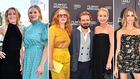 Filmfest München Opening Night mit (v.l.) Maria Furtwängler, Rosalie Thomass, Brigitte Hobmeier, Daniel Christensen, Lisa Maria Potthoff und Cathy Hummels.