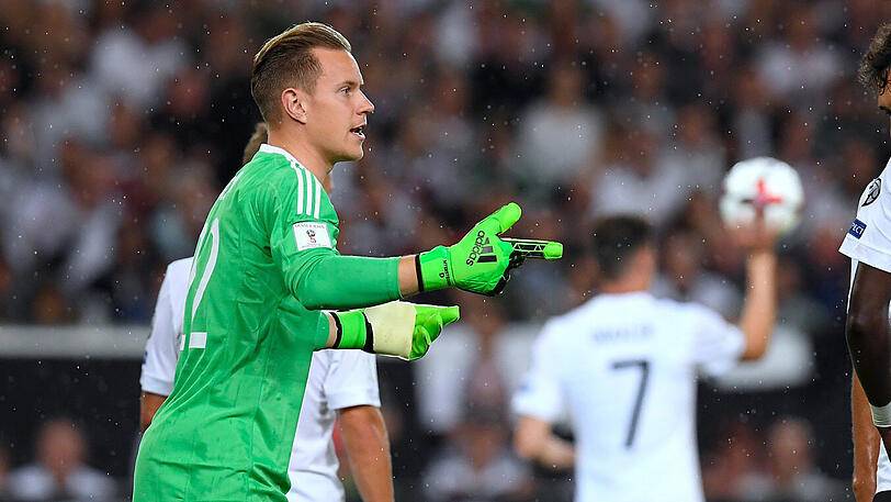 MARC ANDRE TER STEGEN: Note 3 - Das 16. Länderspiel der neuen Nummer zwei war aus der Kategorie easy going &ndash; fast nichts zu tun.