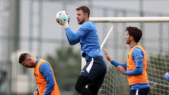 Thomas D&auml;hne stand am Dienstag wieder auf dem Trainingsplatz. (Archivbild)