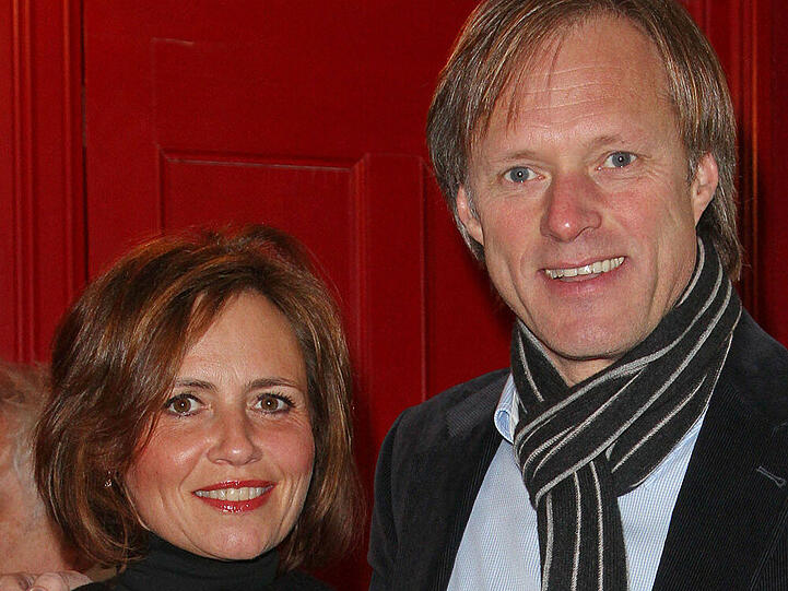 Gerhard Delling mit seiner Frau Isabelle bei einer Veranstaltung in Hamburg im Februar 2013