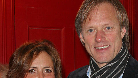 Gerhard Delling mit seiner Frau Isabelle bei einer Veranstaltung in Hamburg im Februar 2013