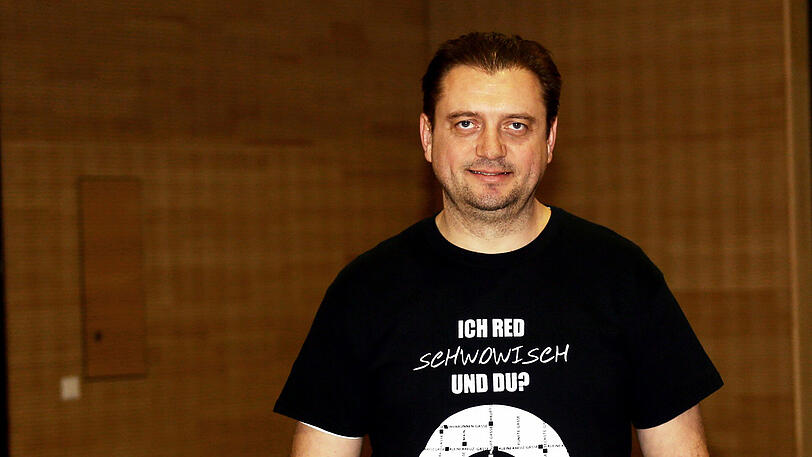 Harald Schlapansky ist stolz darauf, Banatschwäbisch zu sprechen.