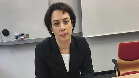 In der Presserunde: Staatsanwältin Angela Miechielsen.