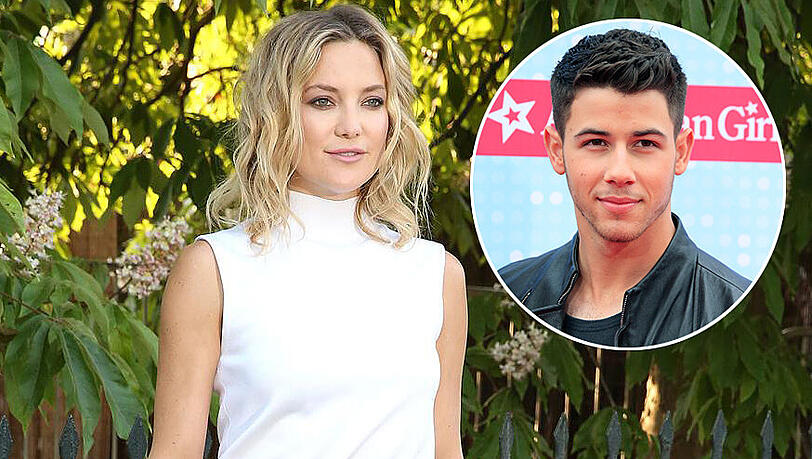 Kate Hudson macht sich keine Gedanken darüber, dass Nick Jonas 13 Jahre jünger ist als sie - ganz im Gegenteil. Kate Hudson macht sich keine Gedanken darüber, dass Nick Jonas 13 Jahre jünger ist als sie - ganz im Gegenteil.
