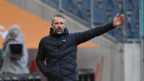 Trainer Marco Rose nahm die Niederlage gegen Mainz auf seine Kappe.
