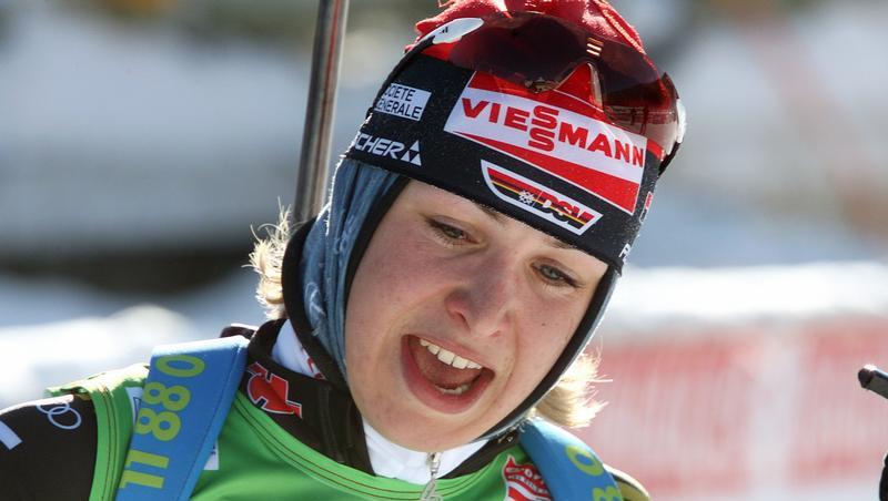 Jetzt darf sie endlich jubeln: Magdalena Neuner kam am Wochenende zweimal aufs Podest. Jetzt darf sie endlich jubeln: Magdalena Neuner kam am Wochenende zweimal aufs Podest.