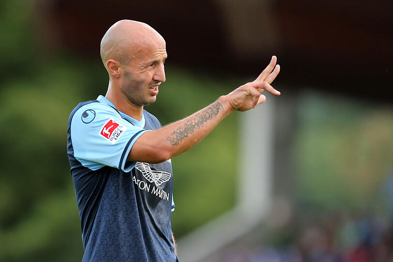 Necat Aygün bekommt im Training öfter mal eine Pause.